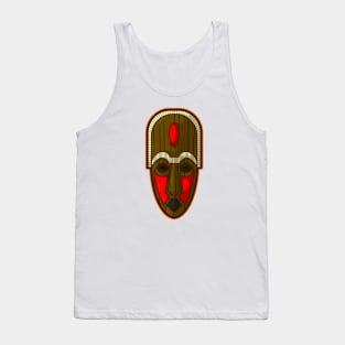 Ancient african aboriginal mask design Tank Top